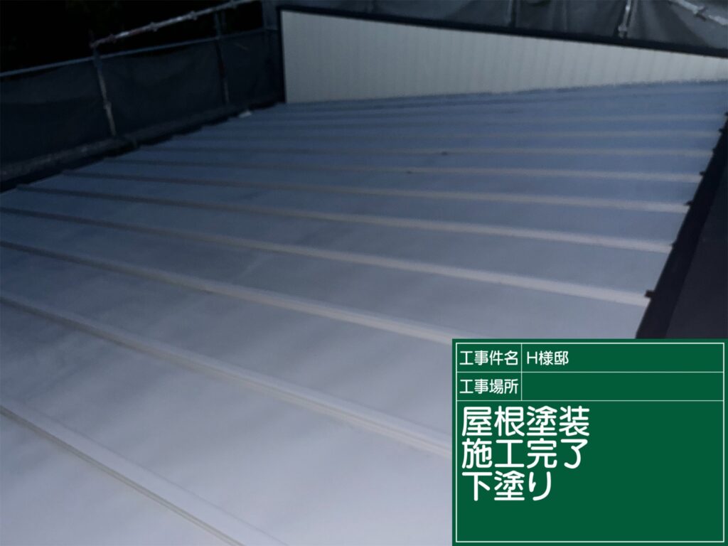 日成ホーム恵那店　外壁塗装工事　ベランダ防水　屋根塗装工事
施工事例　足場組立　高圧洗浄
軒天　外壁　ベランダ防水　屋根　付帯部