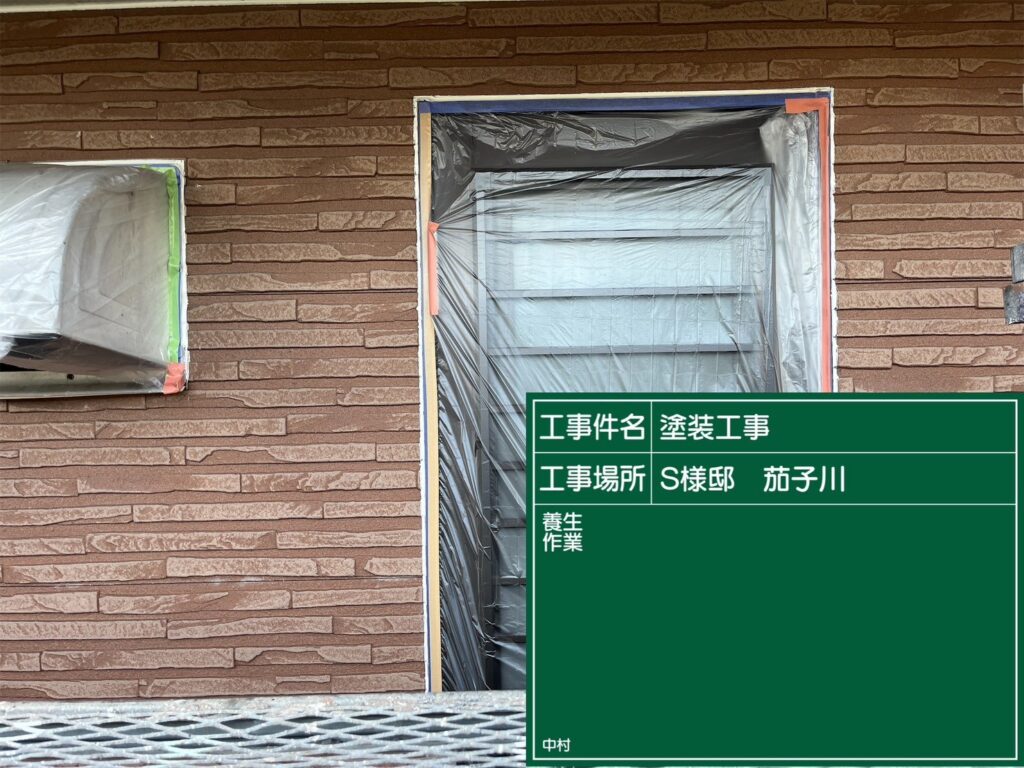 日成ホーム恵那店　外壁塗装工事　ベランダ防水　屋根塗装工事
施工事例　足場組立　高圧洗浄
軒天　外壁　ベランダ防水　屋根　付帯部
