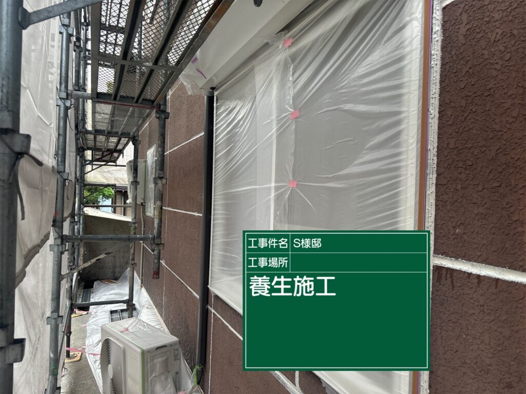 恵那市　中津川市　日成ホーム恵那店　外壁塗装工事　ベランダ防水　屋根塗装工事
施工事例　足場組立　高圧洗浄
軒天　外壁　ベランダ防水　屋根　付帯部