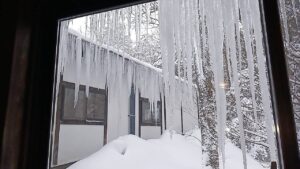 氷柱、奥飛騨温泉郷、