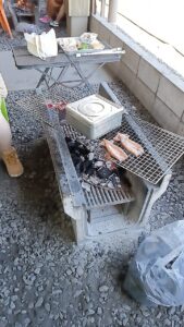 バーベキューの場所です。