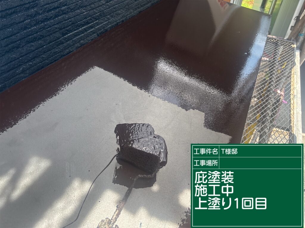 恵那市　中津川市　日成ホーム恵那店　外壁塗装工事　ベランダ防水　屋根塗装工事
施工事例　足場組立　高圧洗浄
軒天　外壁　ベランダ防水　屋根　付帯部
