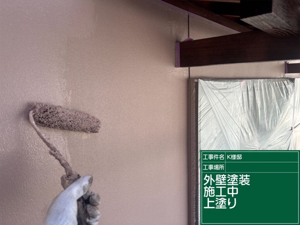 恵那市　中津川市　日成ホーム恵那店　外壁塗装工事　ベランダ防水　屋根塗装工事
施工事例　足場組立　高圧洗浄
軒天　外壁　ベランダ防水　屋根　付帯部