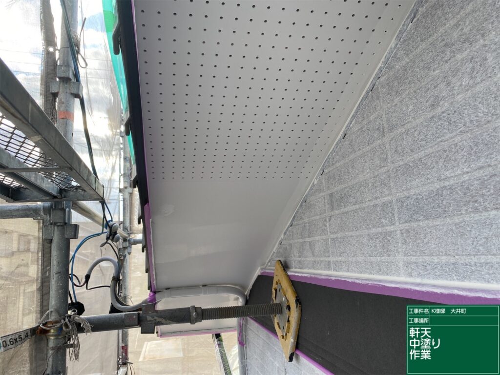 恵那市 中津川市 日成ホーム恵那店 外壁塗装工事 ベランダ防水 屋根塗装工事
施工事例 足場組立 高圧洗浄
軒天 外壁 ベランダ防水 屋根 付帯部